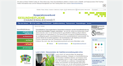 Desktop Screenshot of gesundheitliche-chancengleichheit.de